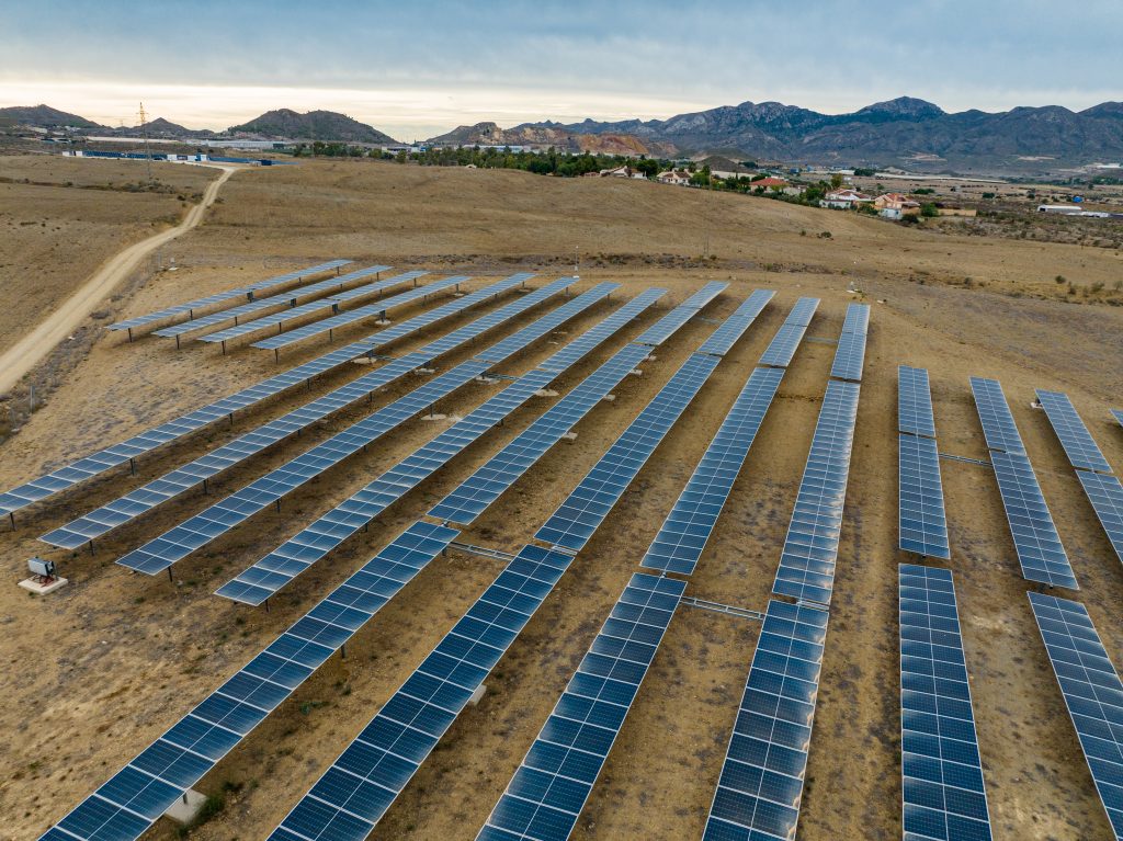 Parque fotovoltaico de Torrontera en funcionamiento