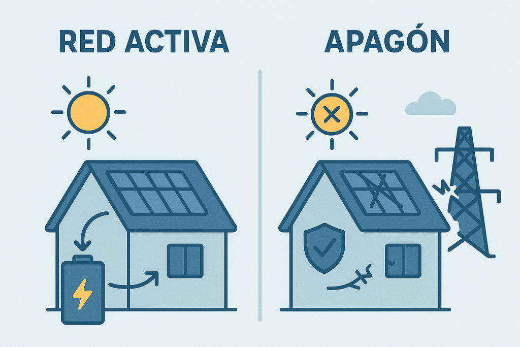3.¿Puedo tener energía solar en un apagón energético?
